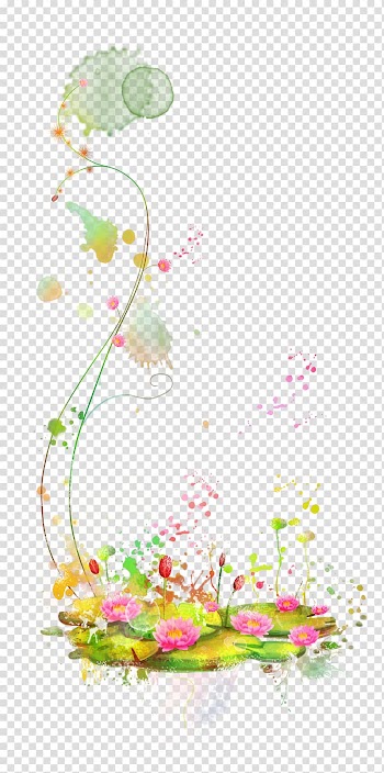 Assorted flowers , Flower vine transparent background PNG clipart
