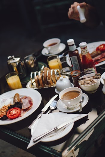 Assorted Food On Table