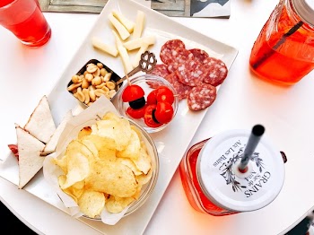 Assorted Food On White Ceramic Plate