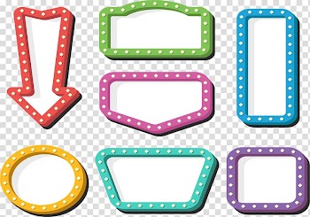 Assorted frame illustrations, Neon lighting Arrow, Down arrow neon light box transparent background PNG clipart