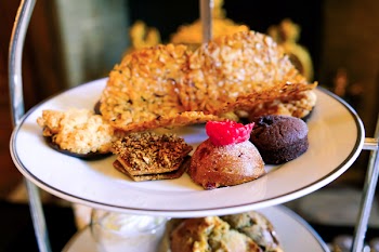 Assorted Pastries on White Plate