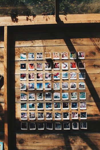 Assorted Photos on Wall