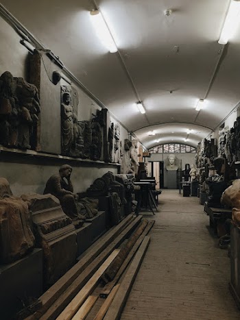 Assorted Sculpture Inside Room