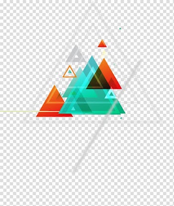 Assorted triangle , Geometry Triangle Abstraction Euclidean , Colorful abstract geometric triangle transparent background PNG clipart
