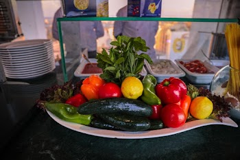 Assorted Vegetables On Oval White Ceramic Plate