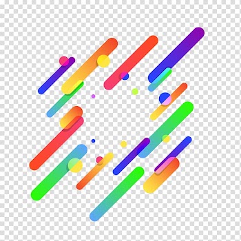 Assortedicolor frame illustration, Euclidean , Fashion trend of dotted line material transparent background PNG clipart