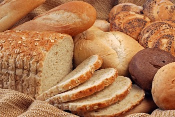 assortment of baked bread