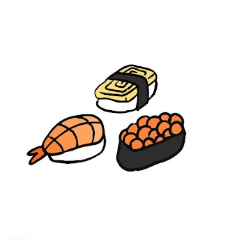 Assortment of sushi Japanese food illustratio.. | Free stock vector - 428262