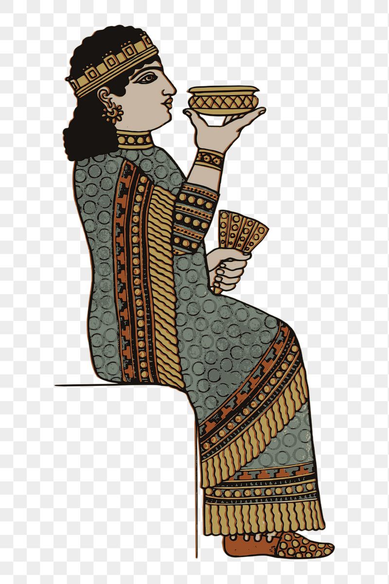 Assyrian clothes png sticker illustration, | Free PNG - rawpixel
