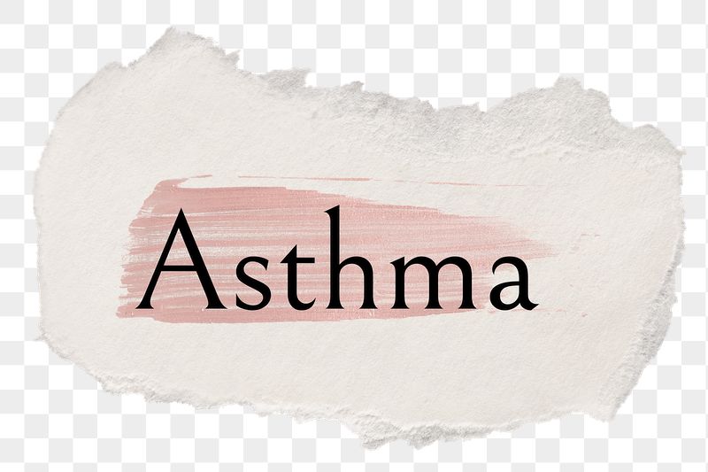 Asthma png ripped paper word | Free PNG - rawpixel