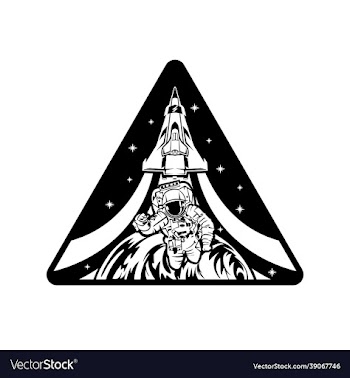 astronaut and space ship design