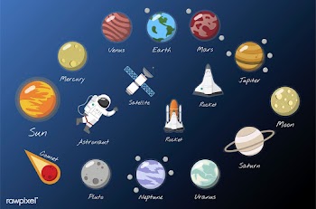 Astronaut blue collection | Free stock vector - 250095