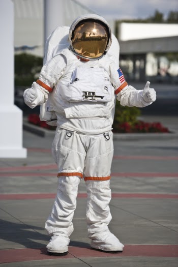 Astronaut giving a thumbs up
