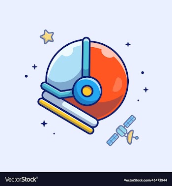 astronaut helmet cartoon