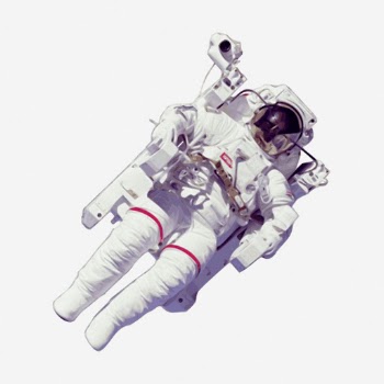 Astronaut in spacesuit design on white | Free Photo - rawpixel