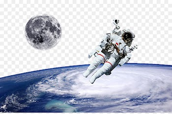 Astronaut Moon Outer space Sky - Astronauts in space 
