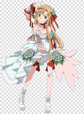 Asuna Kirito Anime Sword Art Online: Code Register, asuna transparent background PNG clipart