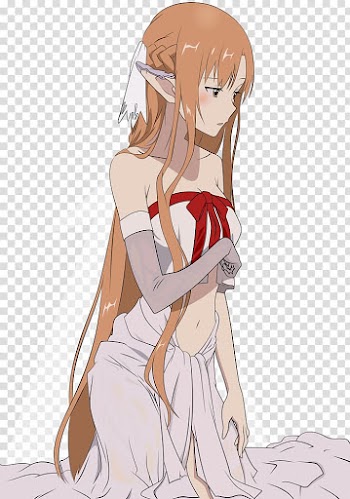 Asuna Kirito Anime Sword Art Online Female, asuna transparent background PNG clipart