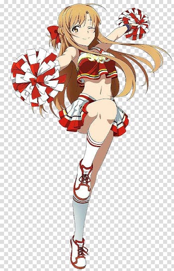 Asuna Kirito Leafa Anime Sword Art Online, asuna transparent background PNG clipart