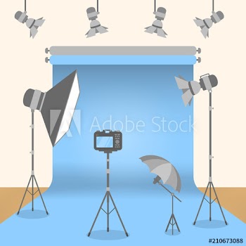 At photo studio