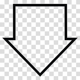 Ath line folder, black down arrow illustration transparent background PNG clipart