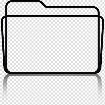 Ath line folder, black file illustration transparent background PNG clipart