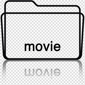 Ath line folder, movie file illustration transparent background PNG clipart