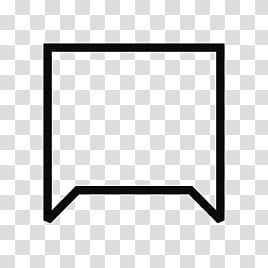 Ath line folder, square black frame art transparent background PNG clipart