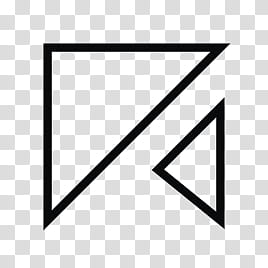 Ath line folder, two black triangle illustration transparent background PNG clipart