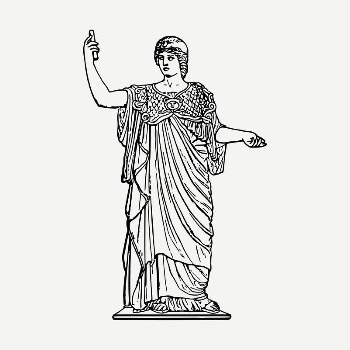 Athena statue drawing, vintage illustration | Free PSD - rawpixel