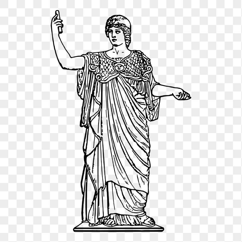 Athena statue png sticker illustration, | Free PNG - rawpixel