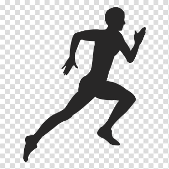 Athlete running hard - Transparent PNG & SVG vector