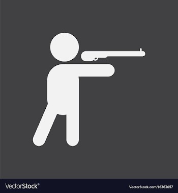 Athlete to compete in shooting of rifle vector image
