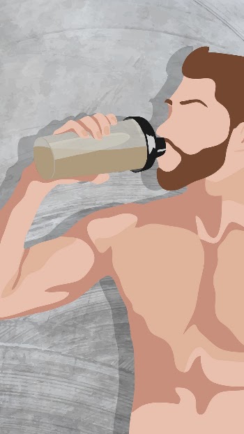 Athletic man iPhone wallpaper, realistic | Free Photo Illustration - rawpixel