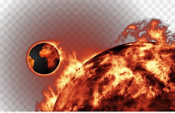 Atmosphere of Earth Sun Earths magnetic field Stock photography - Fireball 