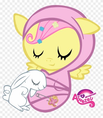 Atnezau, Baby, Baby Blanket, Baby Pony, Blanket, Cute, - My Little Pony Baby Fluttershy