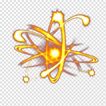 Atom illustration, Light Halo Special Effects Graphic design, Creative light effect halo effect transparent background PNG clipart