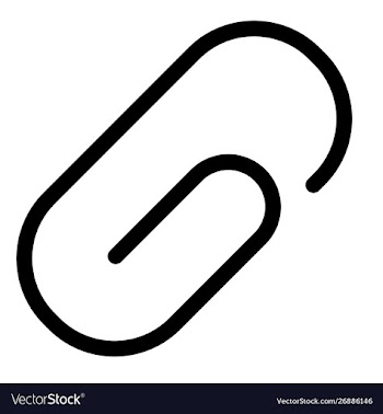 Attache document extension file pin icon vector image