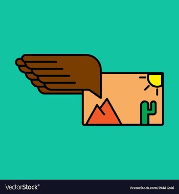 Attached photo line icon on background attached vector image