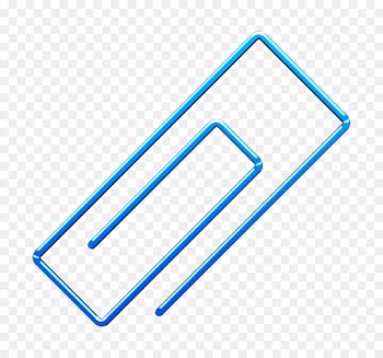 attachment icon blue icon free icon