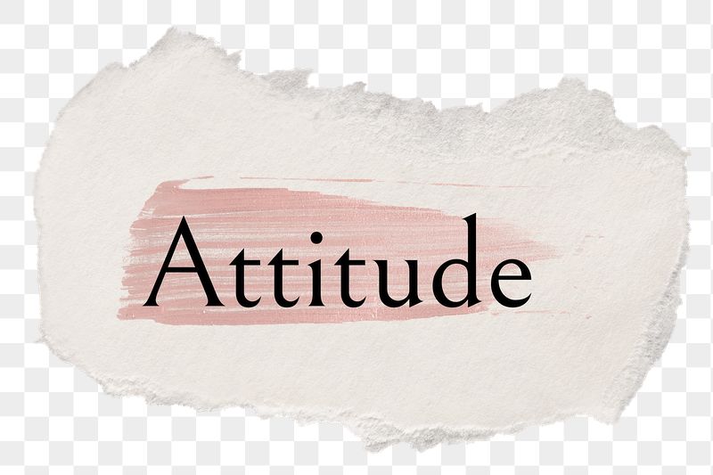 Attitude png ripped paper word | Free PNG - rawpixel