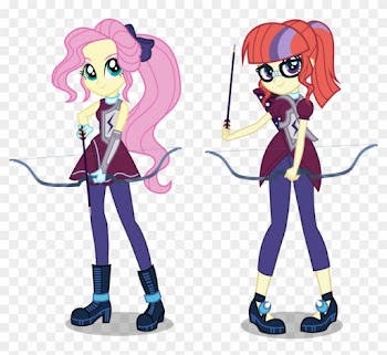 [au] Archery Fluttershy And Moondancer By Limedazzle - Equestria Girls Archery Fluttershy