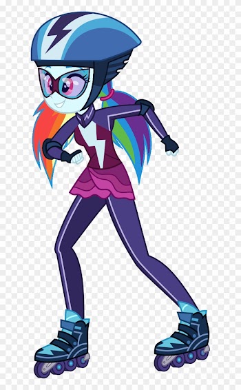 Au Rainbow Dash Sport Style By Sunsetshimmer333 - Hasbro Equestria Girls Friendship Games Patinaje