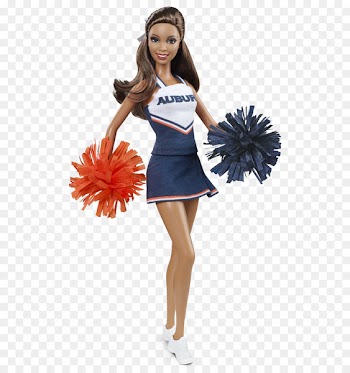 Auburn University Barbie University Doll Cheerleading - barbie 