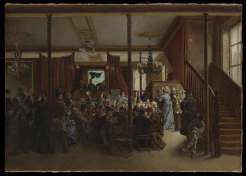 Auction Sale in Clinton Hall, | Free Photo - rawpixel