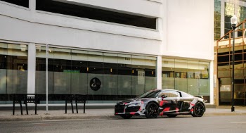 Audi R8 giveaway for B.Y.E Apparel
