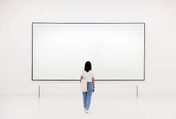 Audience enjoying art exhibition | Free PSD Mockup - rawpixel