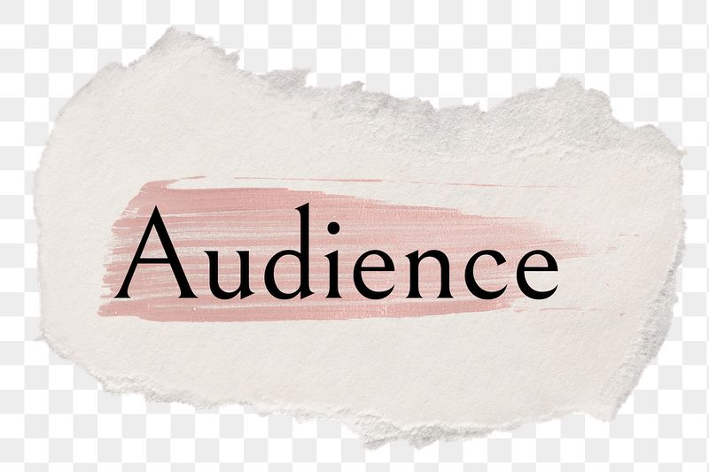 Audience png ripped paper word | Free PNG - rawpixel