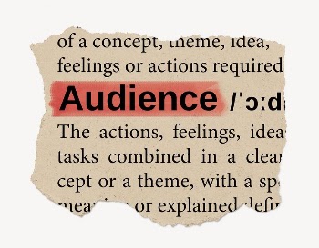 Audience ripped dictionary, editable word | Free PSD - rawpixel