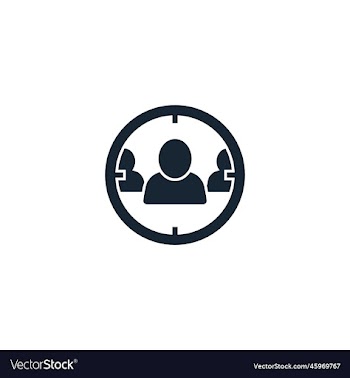 audience targeting creative icon filled
